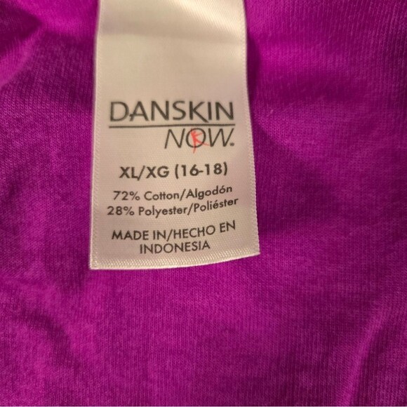 Women's Danskin Now Purple  Size  X Large Full Zip Hoodie Draw String - Picture 8 of 14